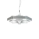 Luminaire à suspension J.J.W. 04 E27 IP20, argent gradable