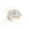 Luminaire mural J.J.W. 02 E27 IP20, argent gradable