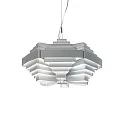 Wever & Ducré Luminaire à suspension J.J.W. 042 E27 IP20, argent gradable