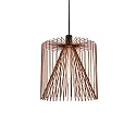 Luminaire à suspension WIRO 3.8 WIRO CEILING SUSP E27 IP20, rouille 