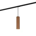 1- Luminaire à suspension monophasé HEXO ON TRACK 3.0 - PAR16 angulaire, langue, avec adaptateur GU10 IP20, cuivre gradable