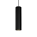LED Pendant luminaire HEXO MULTI 3.0, 6W 1800-2850K, CRi >95, without canopy, black