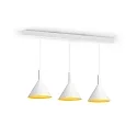 Wever & Ducré Design Pendant luminaire SHIEK 3.0, Ø 25.2cm, E27 max. 20W, dimmable, white gold