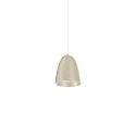 Luminaire à suspension COZY CONE 2.0 IP20, gris soie