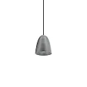 Luminaire à suspension COZY CONE 2.0 IP20, aluminium sablé