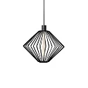 Luminaire à suspension WIRO 1.1 DIAMOND CEILING SUSP E27 IP20, noir 