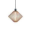 Luminaire à suspension WIRO 1.1 DIAMOND CEILING SUSP E27 IP20, cuivre 