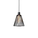 Luminaire à suspension WIRO 1.0 CONE CEILING SUSP E27 IP20, noir 