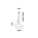 Wever & Ducré Luminaire à suspension ROOMOR CABLE 1.3 - PAR16 - 600CM GU10 IP20, or, noir profond gradable