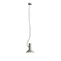Pendant luminaire ROOMOR 1.0 PAR16, GU10, 600cm, cement grey, with shade 1.0, cement grey white