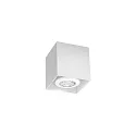 Luminaire de surface BOX MINI 1.0 forme en dé, rigide GU10 IP20, blanche gradable