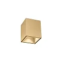 Downlight BOX MINI 1.0 angulaire, version pour montage en surface IP20, champagne gradable