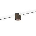 Projecteur sur rail HEXO ON STREX 1.0 avec adaptateur IP20, bronze, blanc mat 
