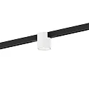 Projecteur sur rail HEXO ON STREX 1.0 avec adaptateur IP20, noir mat, blanc mat gradable