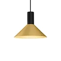 Luminaire à suspension ODREY CEILING SUSP 1.6 PAR16 GU10 IP20, or, noir mat 