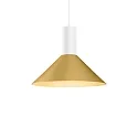Luminaire à suspension ODREY CEILING SUSP 1.6 PAR16 GU10 IP20, or, blanc mat 