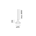 Wever & Ducré Luminaire à suspension ODREY CEILING SUSP 1.6 PAR16 GU10 IP20, blanc mat 