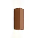 Luminaire mural BOX MINI 2.0 haut bas GU10 IP20, cuivre gradable