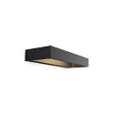 Luminaire mural BENTO 3.6 - UP&DOWN - 36CM haut bas, angulaire IP20, mat, noir profond gradable