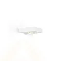 Luminaire mural LEENS 1.0 - UP OR DOWN à 1 flamme, avec optique de lentille IP20, mat, blanc trafic gradable