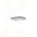 Luminaire mural LEENS 2.0 - UP&DOWN à 2 flammes, avec optique de lentille IP20, aluminium brossé gradable