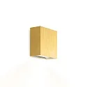 Luminaire mural CENTRAL 1.0 - UP OR DOWN à 1 flamme, plat IP20, or mat gradable