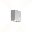 LED Wall luminaire CENTRAL 2.0, Up&Down, 8W 3000K, CRi >90, dimmable, aluminum brushed