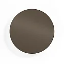 LED Wall luminaire MILES 3.0 ROUND, indirect, Ø 26cm, 8W 2700K, CRi >90, dimmable, bronze