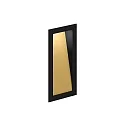 Luminaire d'encastrement mural  THEMIS WALL REC 1.7 IP20, or, noir mat gradable