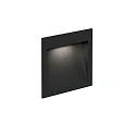 Luminaire d'encastrement mural  ORIS WALL REC 1.3 / 350/700MA Bas, courant constant, indirect IP20, noir mat 