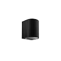 Luminaire mural TRACE WALL SURF 1.0 IP20, noir mat gradable