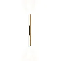 Luminaire mural TRACE SLIM WALL SURF 1.0 IP20, champagne, noir mat gradable