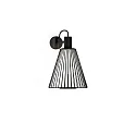Luminaire mural WIRO 1.0 CONE WALL SURF E27 IP20, noir 