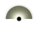 Luminaire mural TAPIS WALL SURF 2.0 IP20, jade gradable