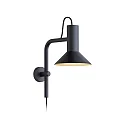 Luminaire mural ROOMOR WALL 3.1 - PAR16 / SHADE 1.0 court, avec bras articulé, avec boîte de connexion