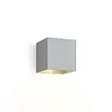 Luminaire mural BOX WALL SURF 1.0 IP20, aluminium brossé gradable