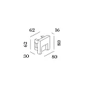 Wever & Ducré lumière à gradins RETO 0.8 Bas, angulaire, asymétrique IP20, bronze gradable
