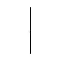 LED Design Wall luminaire FINLIN 2.0, 105cm, 12W 2700K, CRi >90, dimmable, black