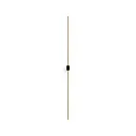 Luminaire mural FINLIN WALL SURF 2.0 IP20, champagne, noir mat gradable