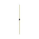 Luminaire mural FINLIN 2.0 IP20, or, noir gradable