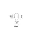 Luminaire de miroir PERLEZ CLIP IP44 2.0 - Ø 16CM IP44, blanche gradable