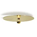 Wever & Ducré Wall luminaire MIRRO WALL 3.0, mirror Ø 75cm, E27 (excl.), black gold