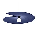 Luminaire à suspension SPIRRA SOFT 1.0 E27 IP20, bleu indigo