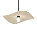 Luminaire à suspension WAVE SOFT 1.0 E27 IP20, calcaire