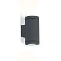 Luminaire mural d'extérieur TUBE WALL 2.0 PAR16 haut / bas, cylindrique GU10 IP65, anthrazit
