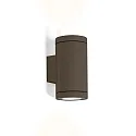 Luminaire mural d'extérieur TUBE WALL 2.0 PAR16 haut / bas, cylindrique GU10 IP65, bronze