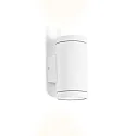 Luminaire mural d'extérieur TUBE WALL 2.0 PAR16 haut / bas, cylindrique GU10 IP65, blanche
