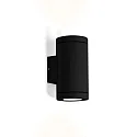 Luminaire mural d'extérieur TUBE WALL 2.0 LED PHASE haut / bas, bilatéral IP65, noir gradable