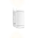 Luminaire mural d'extérieur TUBE WALL 2.0 LED PHASE haut / bas, bilatéral IP65, blanche gradable
