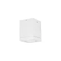 Plafonnier extérieur TUBE CARRÉ 1.0 PAR16 Bas, angulaire, rigide GU10 IP65, blanc mat